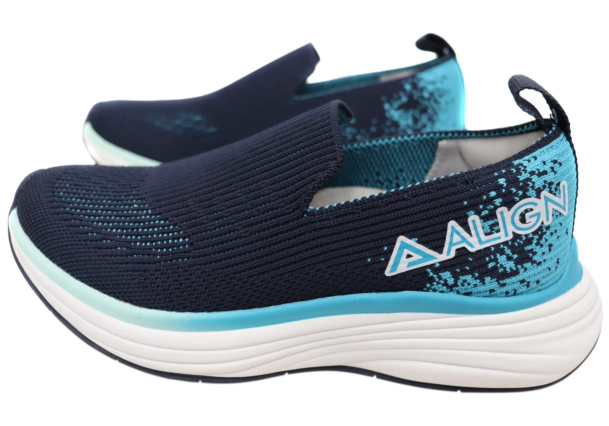 Align Thorne Womens Supportive Wide Fit Arch Support Slip On Sneakers