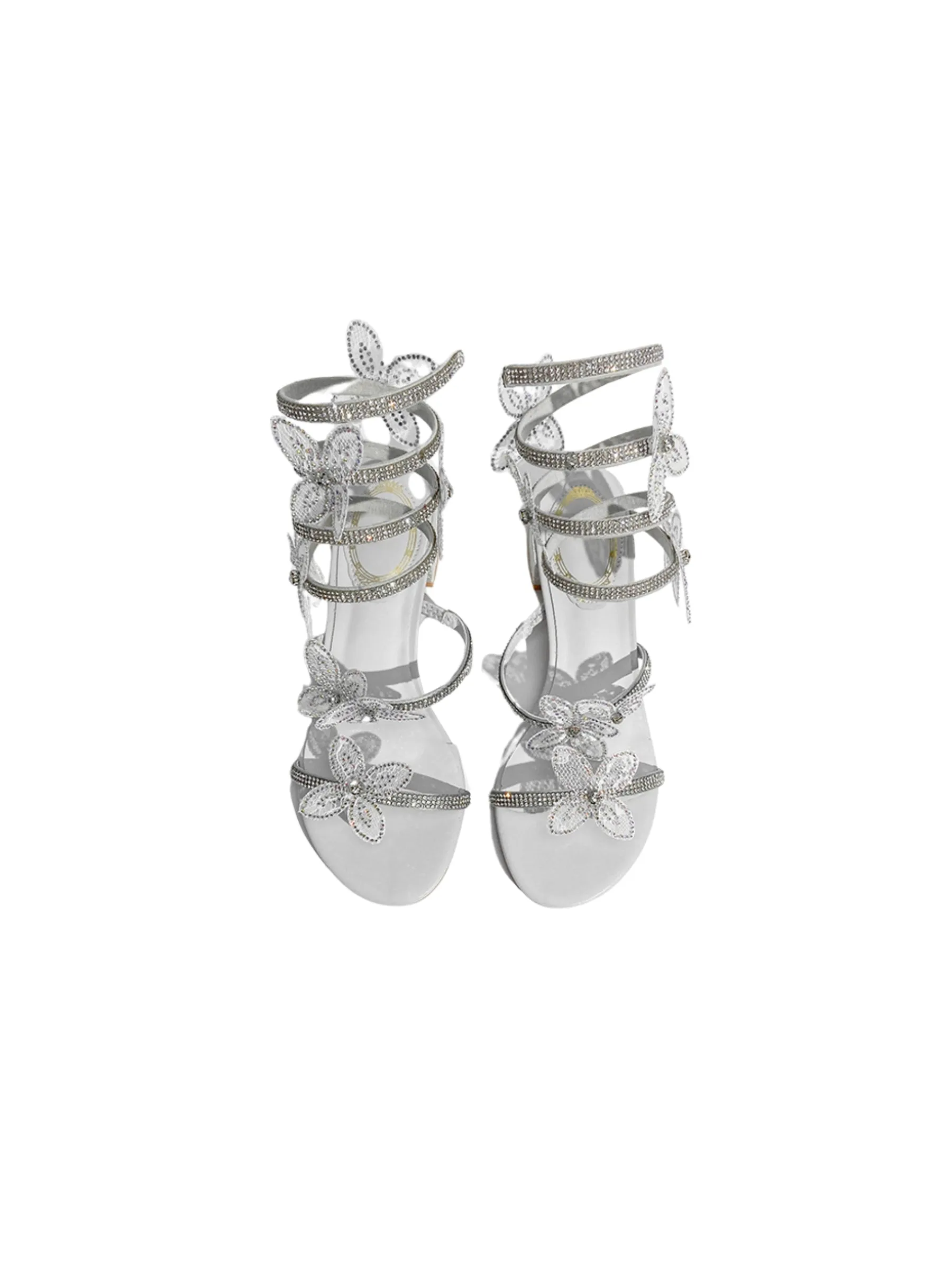 Althea Rhinestone Butterfly Sandals