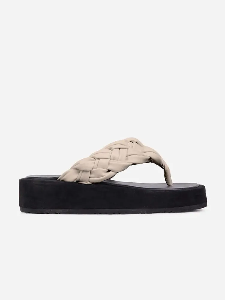 Amozae-Casual Braided Flip-Flops Sandals