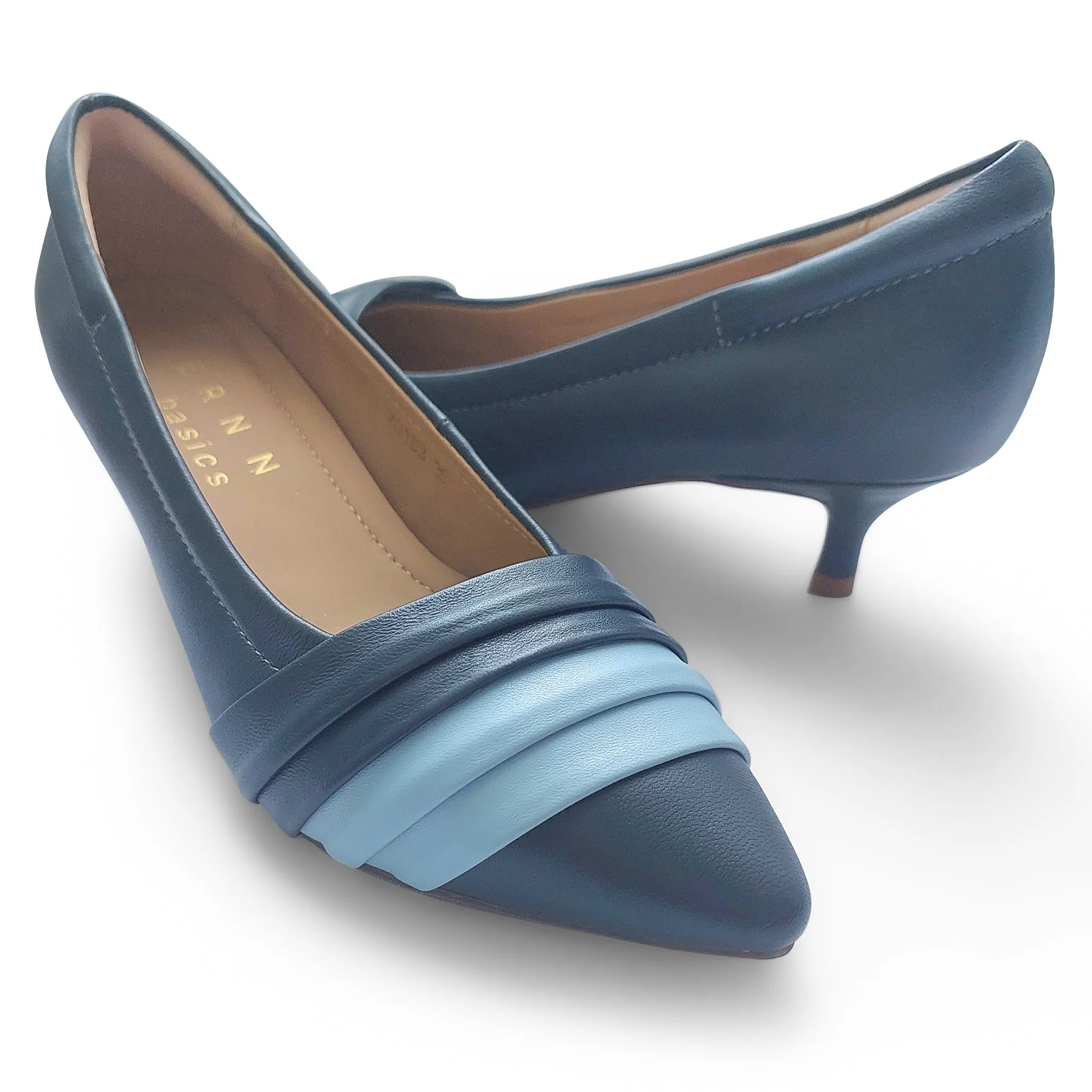 Anne Signature lambskin pumps with pleats