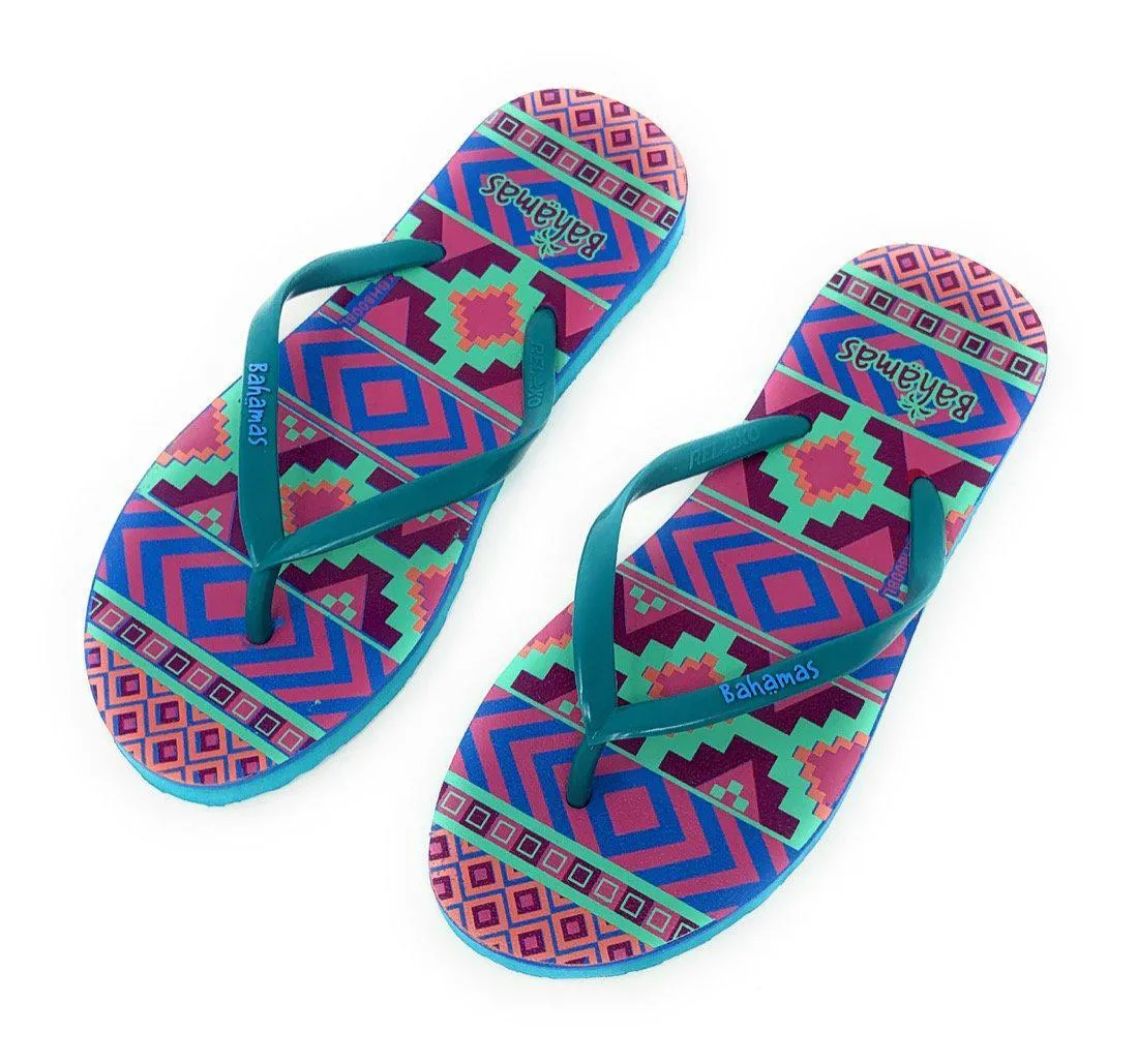 Bahamas Womens Flip Flops Premium Comfort Thong Sandals Slippers Beach Casual