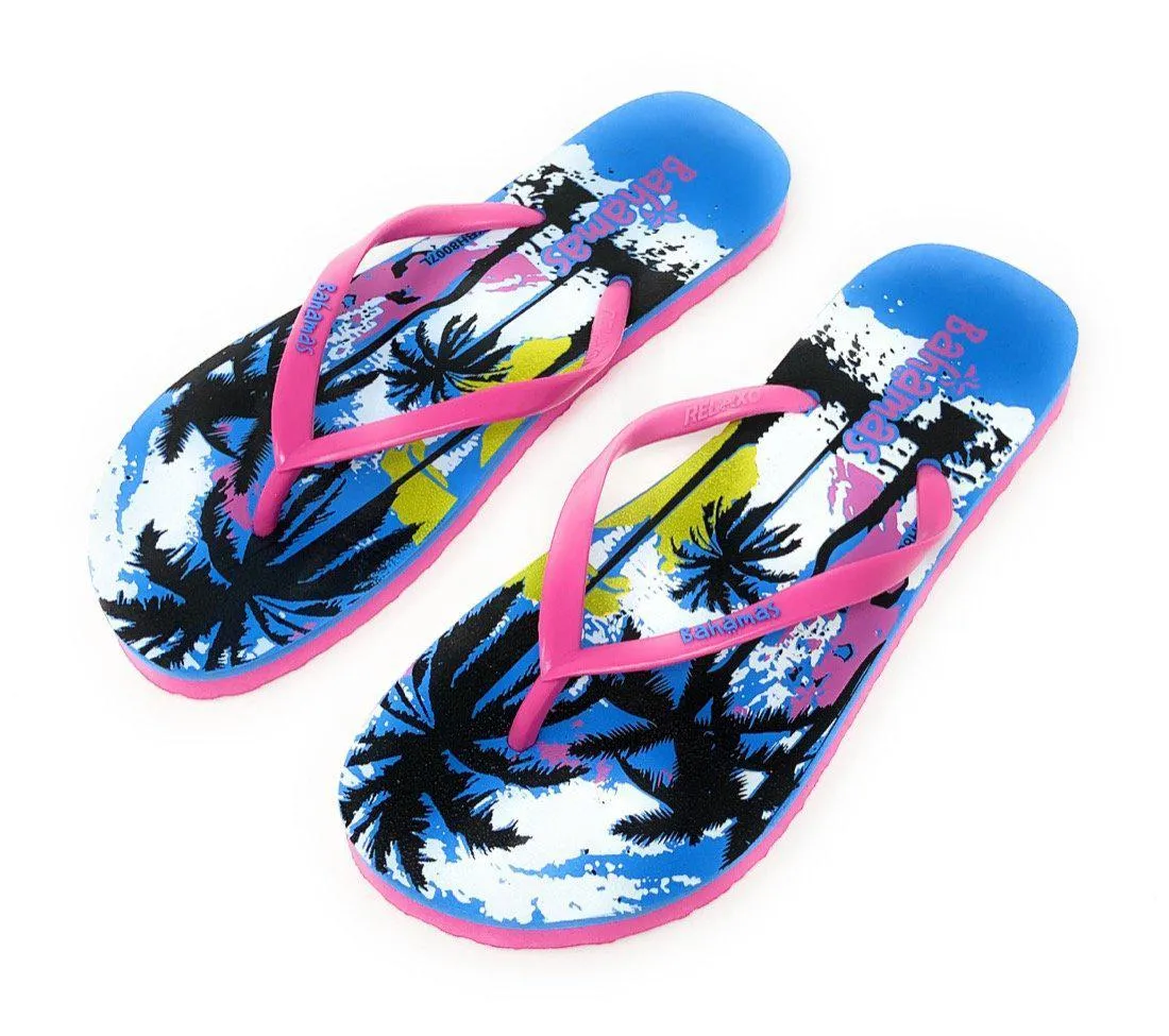 Bahamas Womens Flip Flops Premium Comfort Thong Sandals Slippers Beach Casual