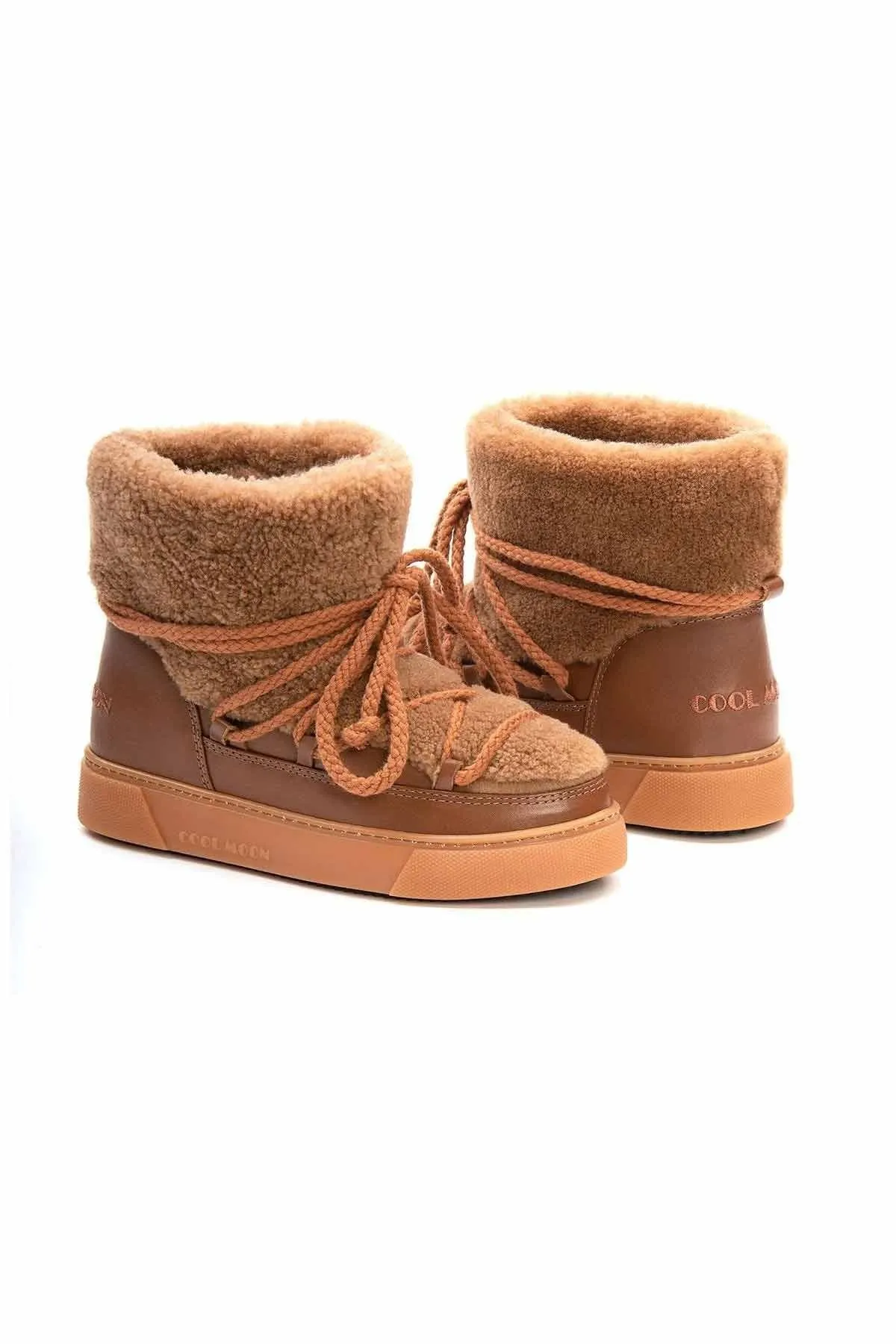 Cool Moon Genuine Fur Women's Sneakers - SCB-SN355068