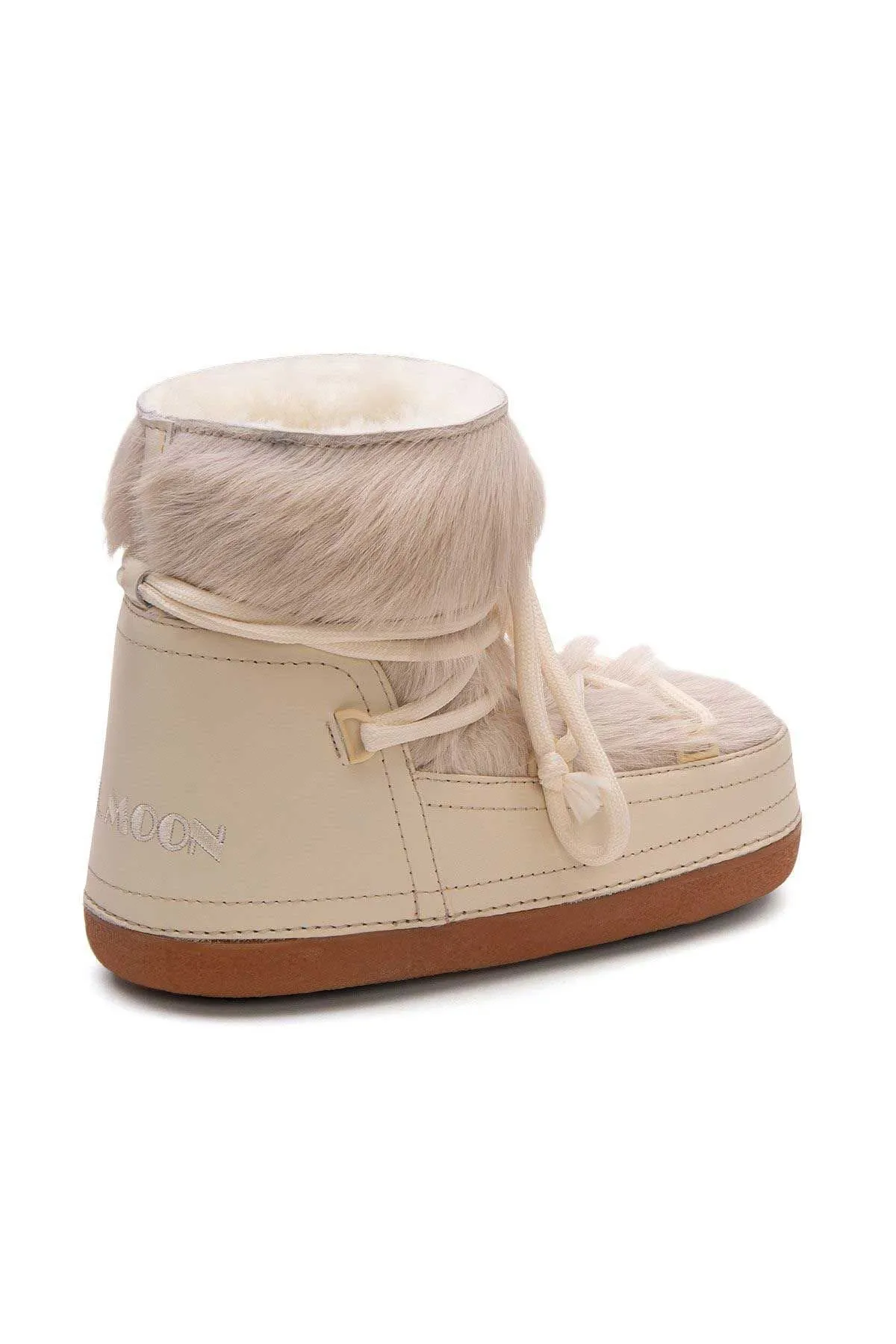 Cool Moon Women's Genuine Fur Snow Boot SCB 251316 Beige