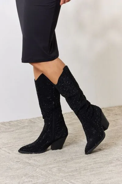 Darkest Hour Rhinestone Cowboy Boots