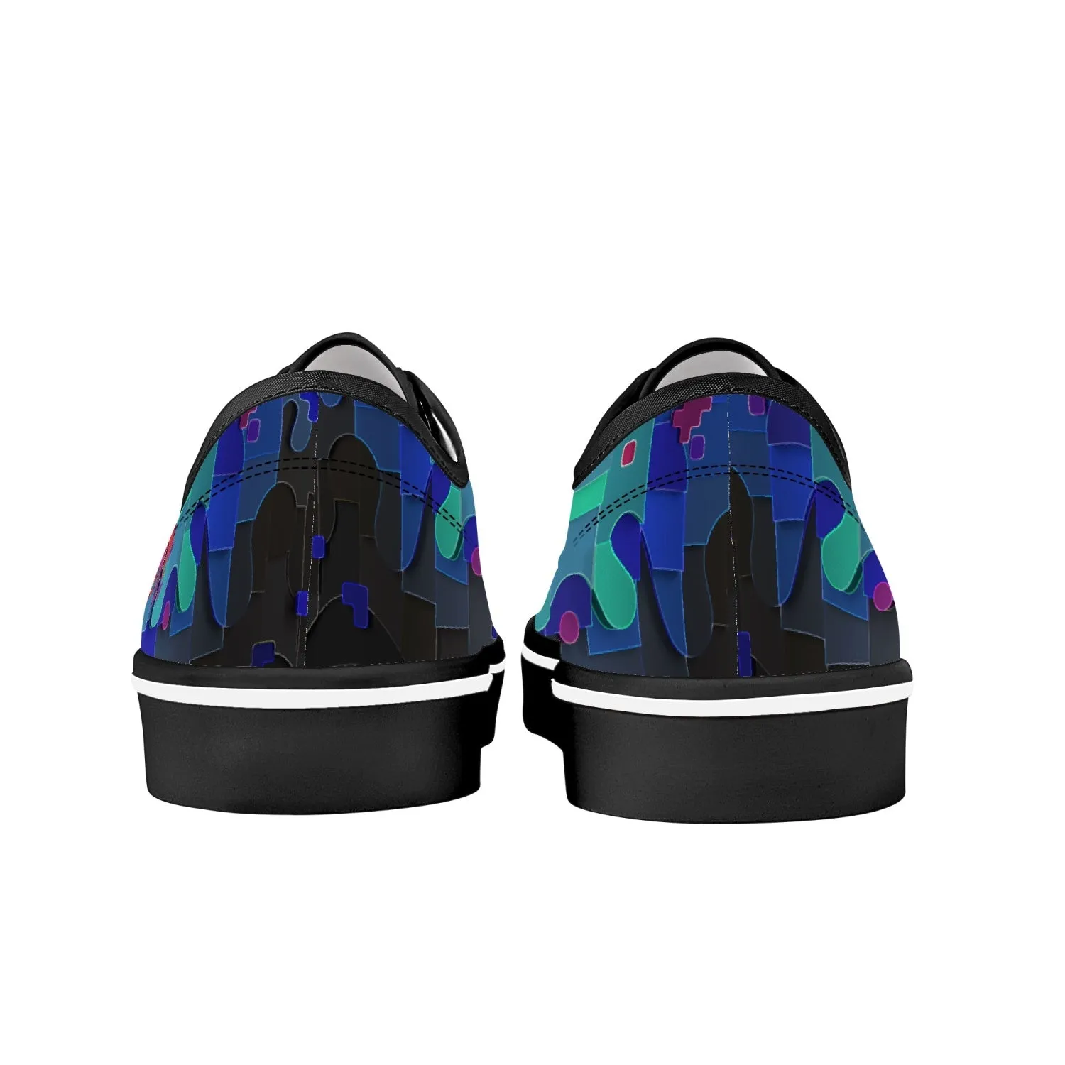 DEEP BAND Skate Shoes - White/Black | TAS Visuals