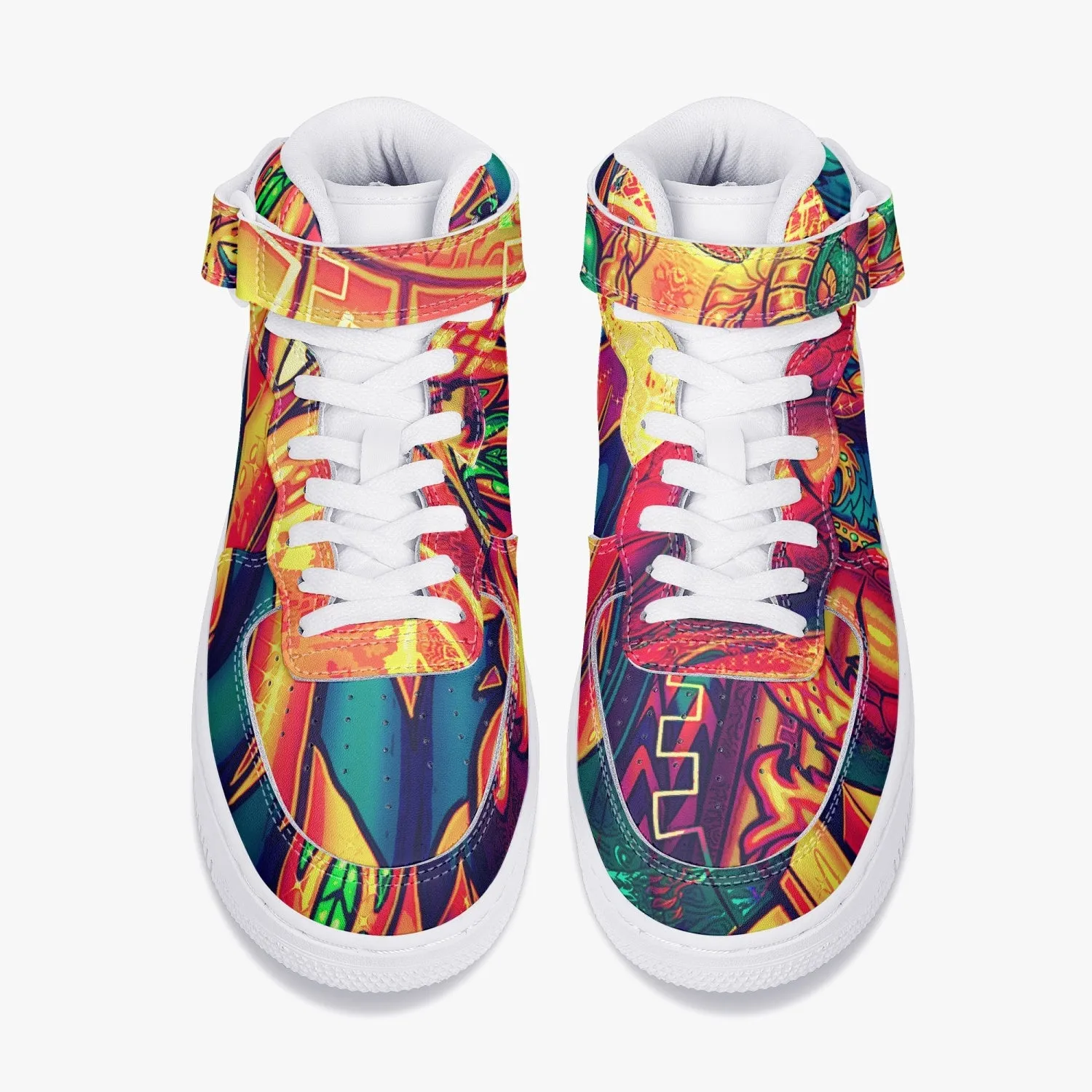 DMT KING. New High-Top Leather Sports Sneakers | SALVIA DROID