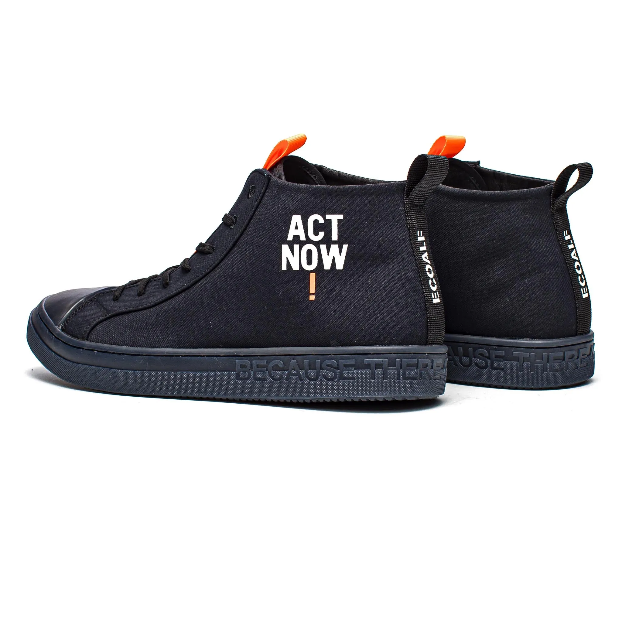 ECOALF Cool Hi-Top Black