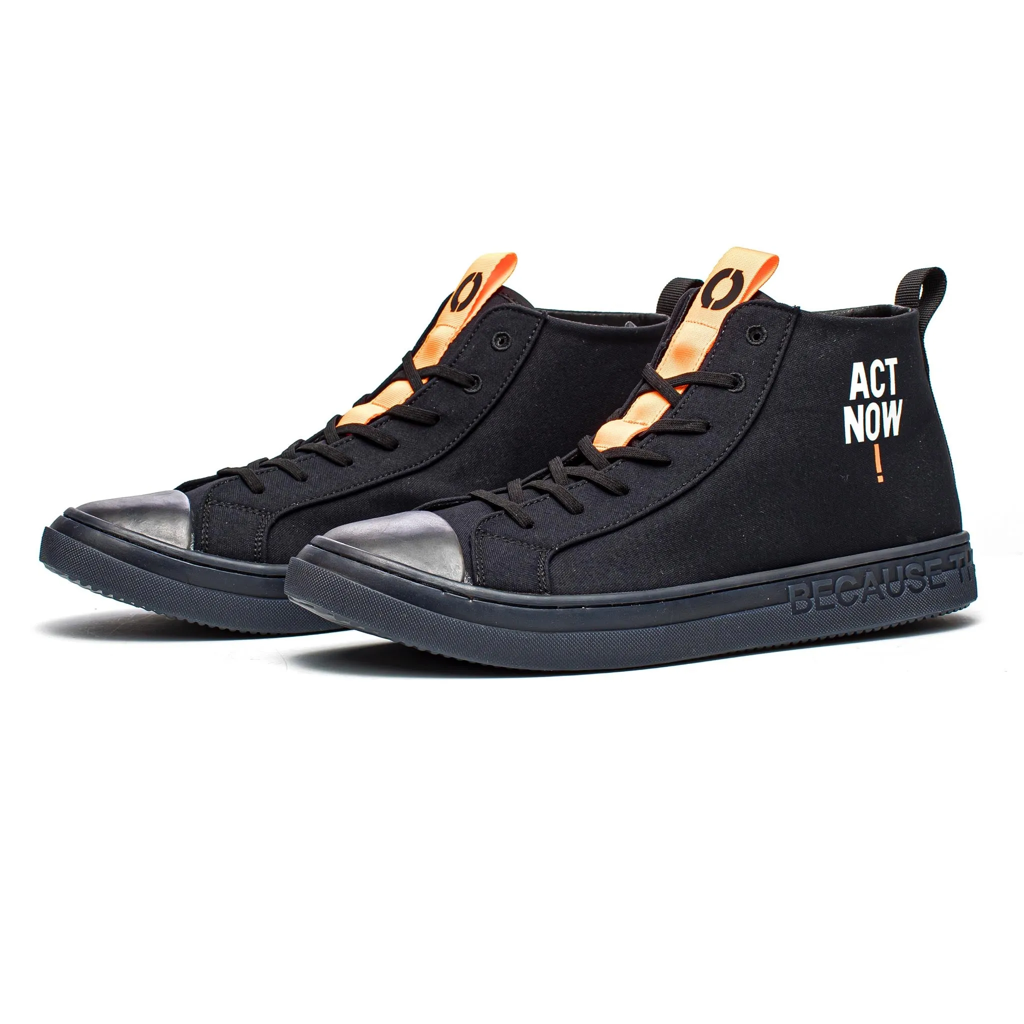 ECOALF Cool Hi-Top Black