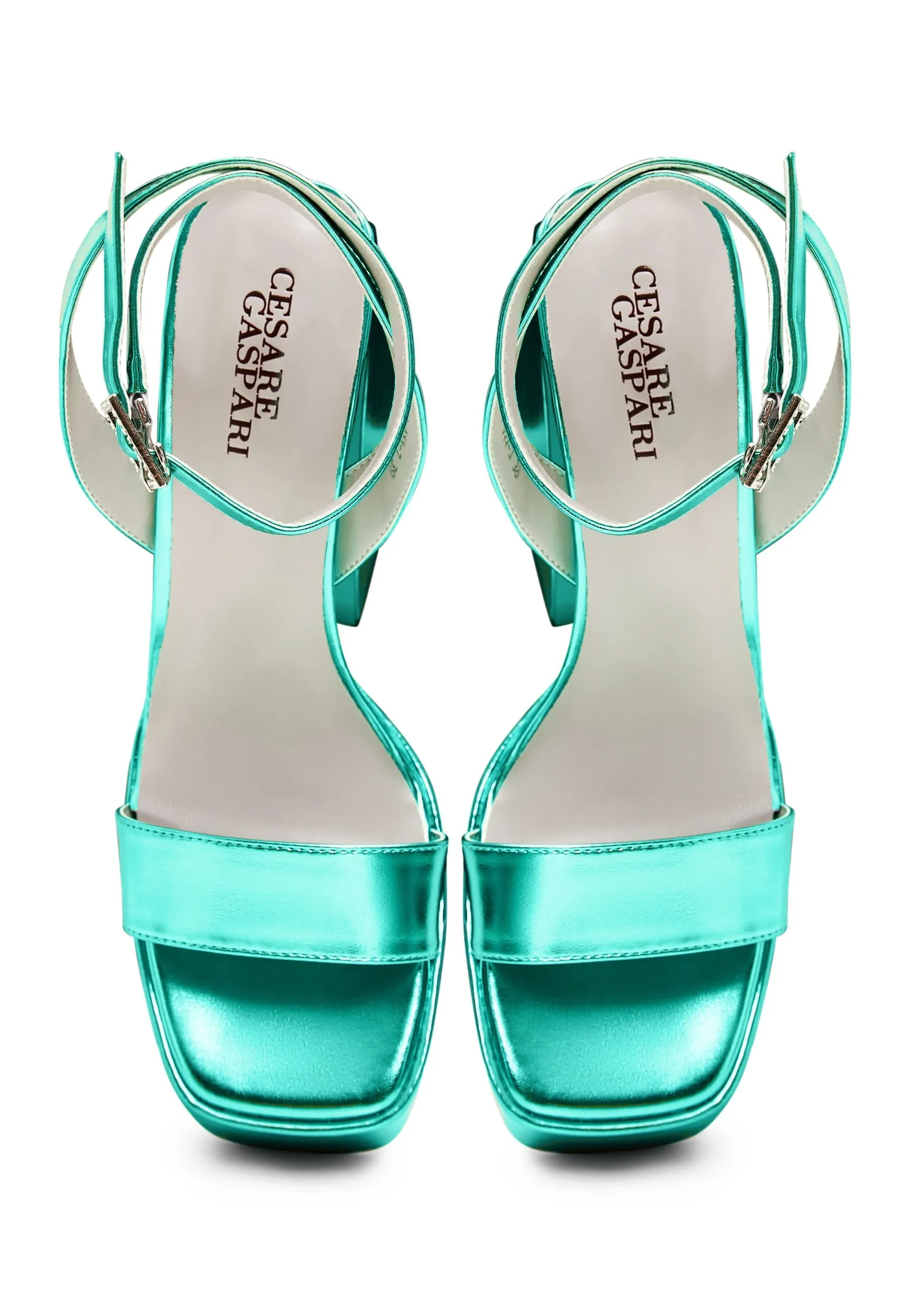 Elevated Elegance Sandals - Green