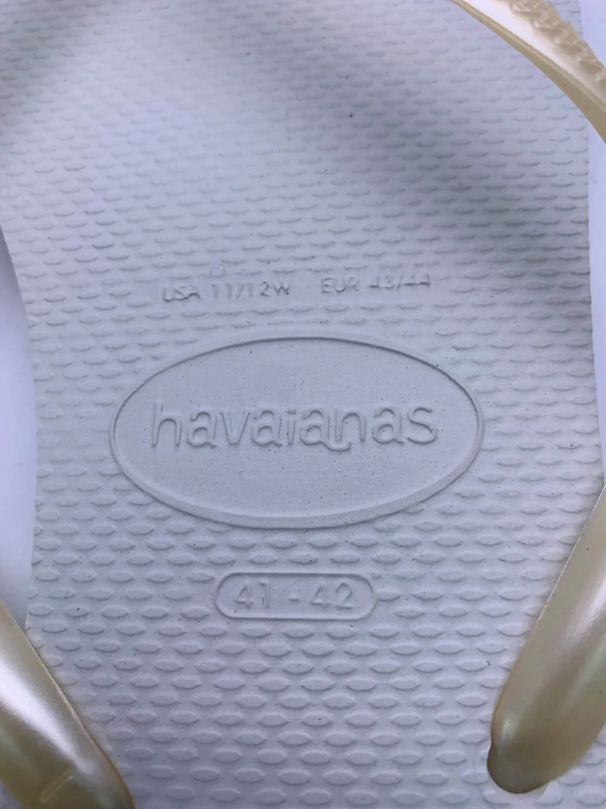 Havaianas White Slim Flip Flops EU 41/42