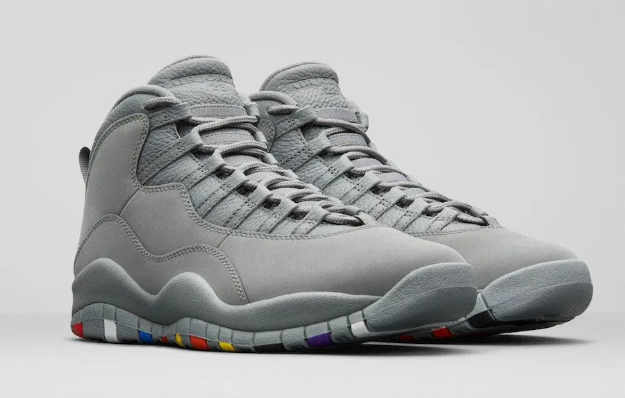 Jordan 10 Cool Grey Sneakers