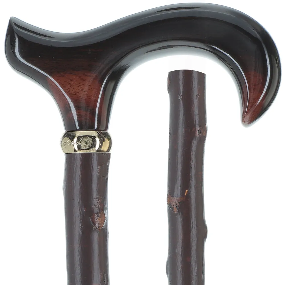 Limited Edition: Blackthorn Shaft w/ Sandalwood Handle Cane