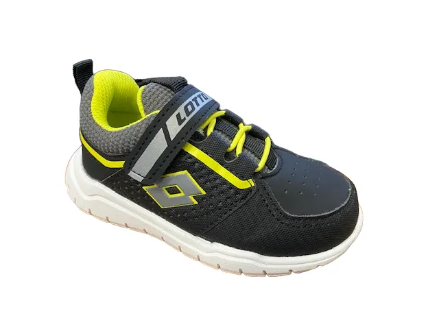 Lotto scarpa da ginnastica da bambino Spacelite AMF II INF S 218187 5EA nero-grigio