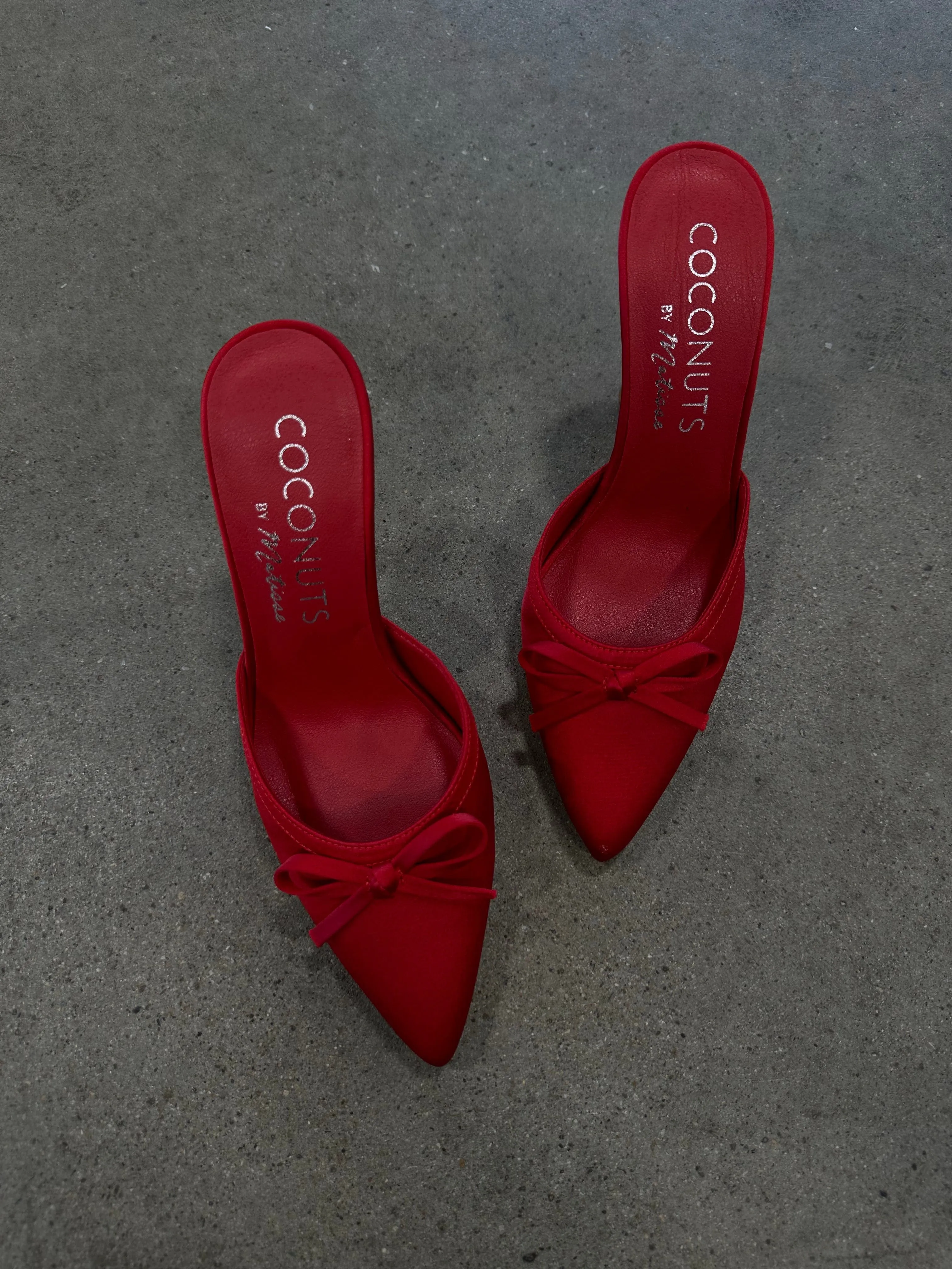 Matisse Red Bow Heel***