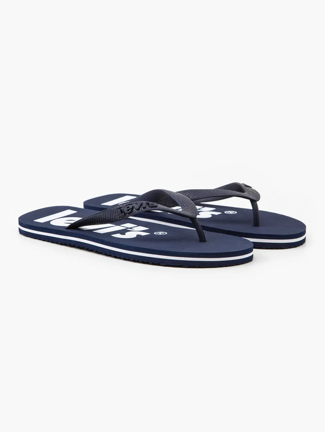 Men's Brand Logo Flip Flops