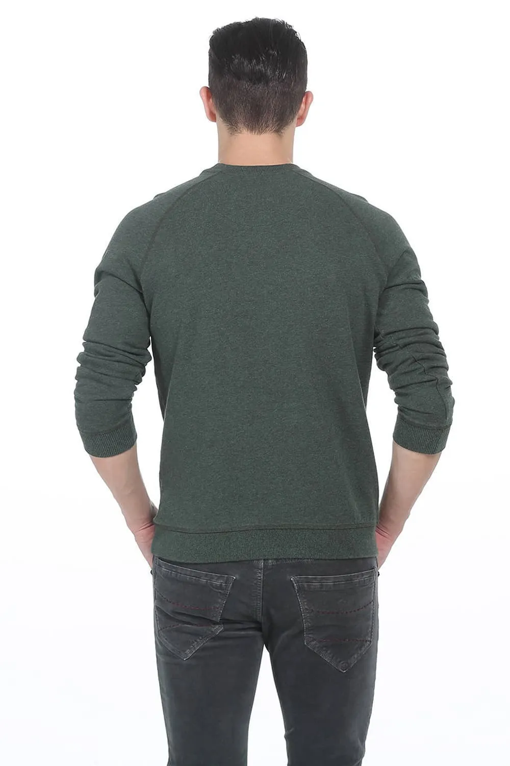 Muscle Fit Pull Over Raglan Sleeve