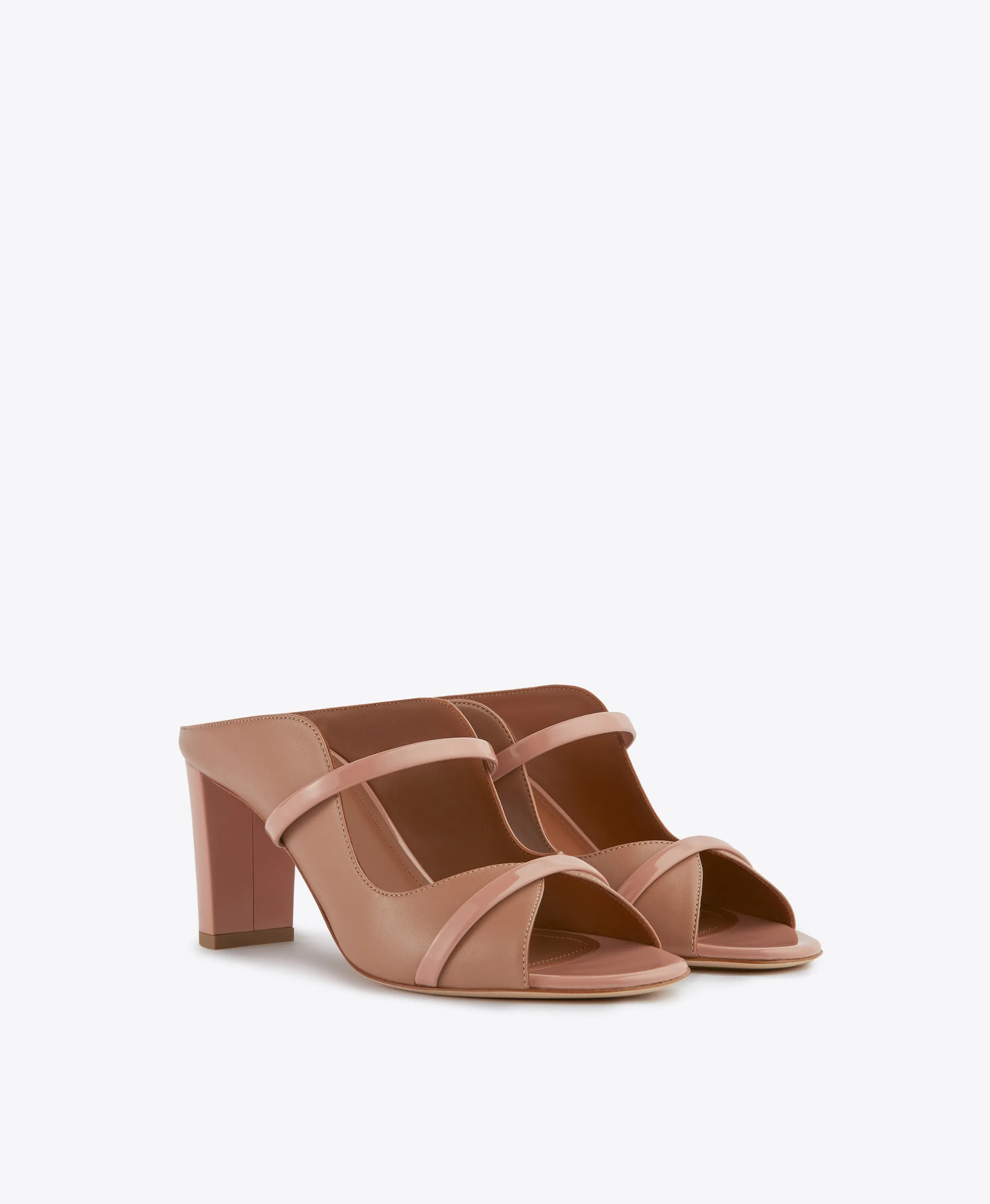 Norah 70 Blush Leather Sandals