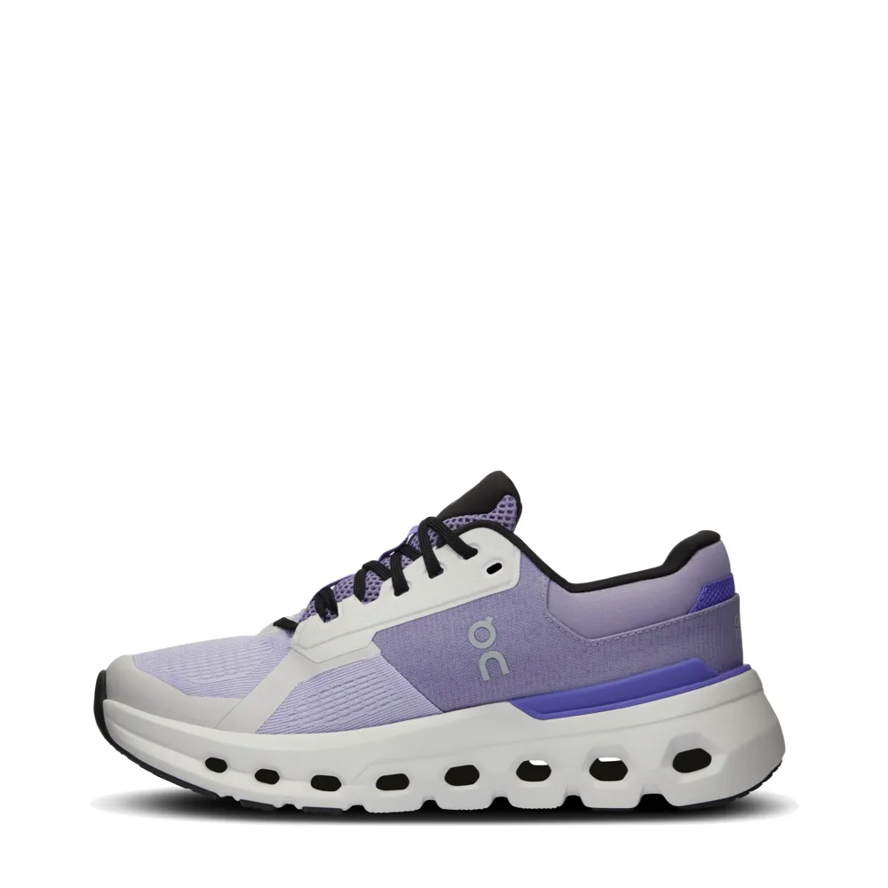 On Women's Cloudrunner 2 Sneaker in Nimbus/Blueberry