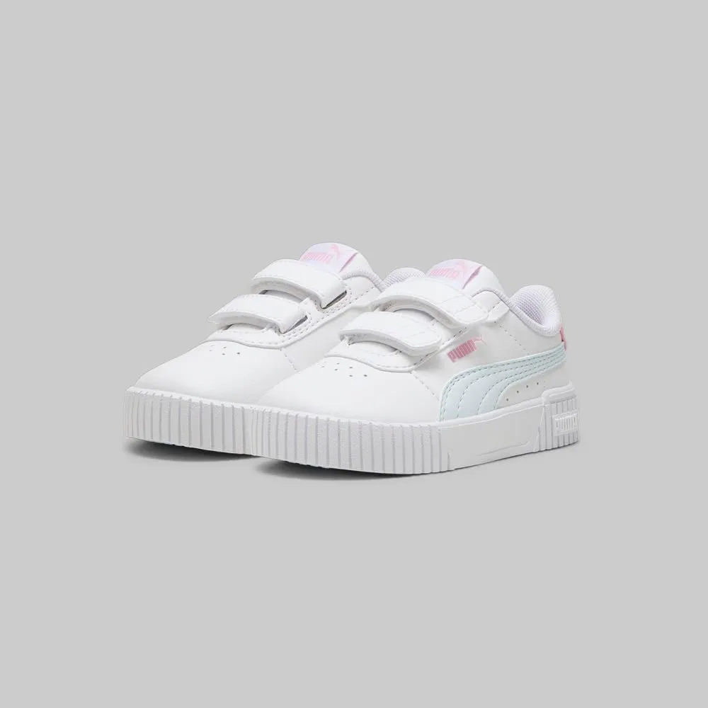 PUMA KIDS CARINA 2.0 WHITE/PINK SHOES