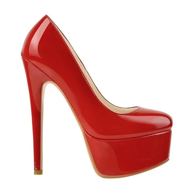 Pumps Queen Tigers (Red)