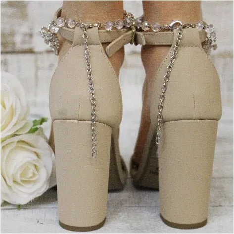 RHINESTONE wedding ankle bracelet