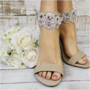 RHINESTONE wedding ankle bracelet