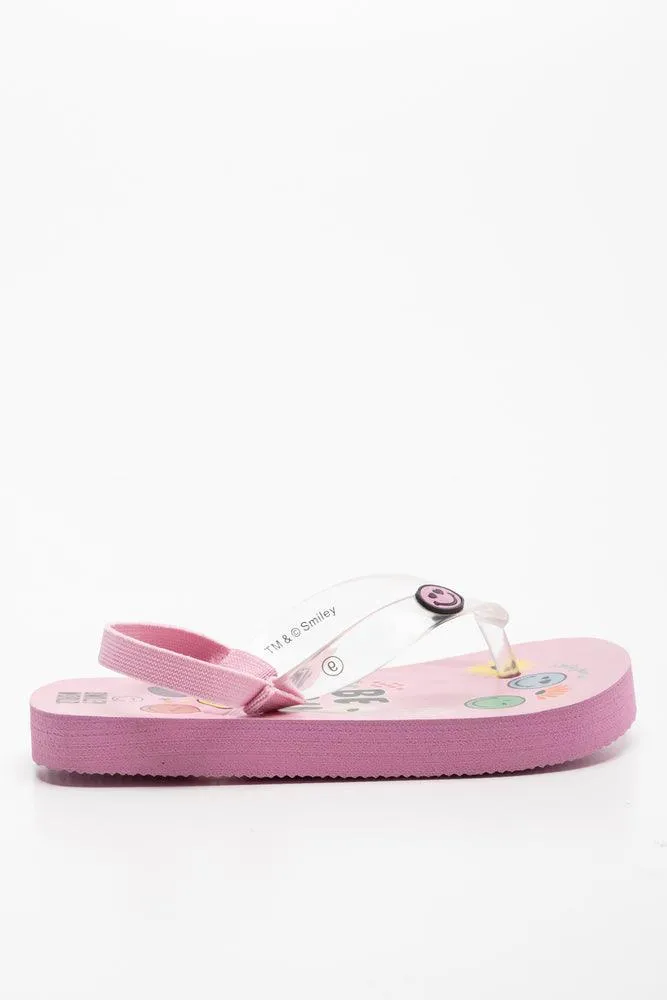 SmileyWorld Flip Flop Pink