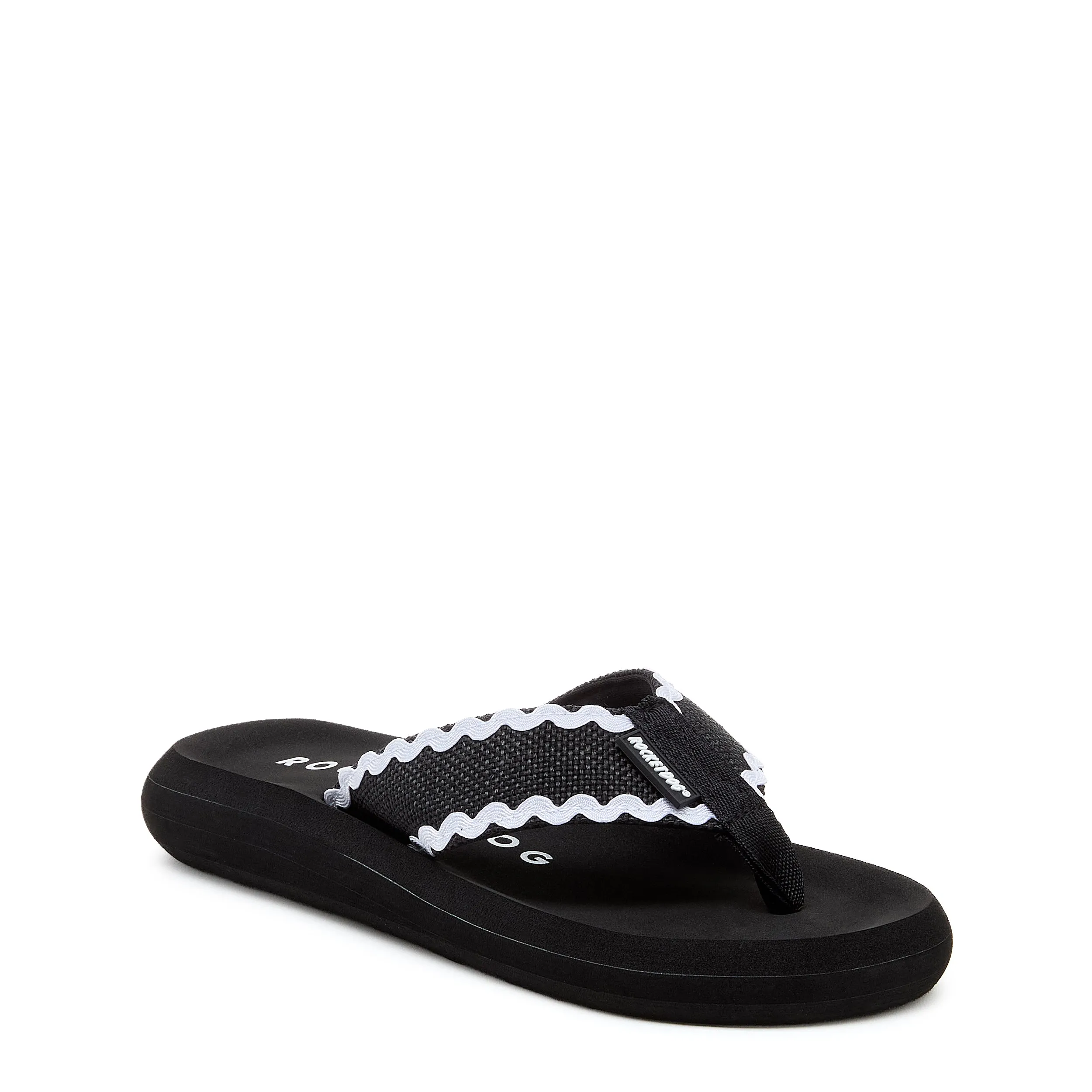 Spotlight Black and White Flip Flop