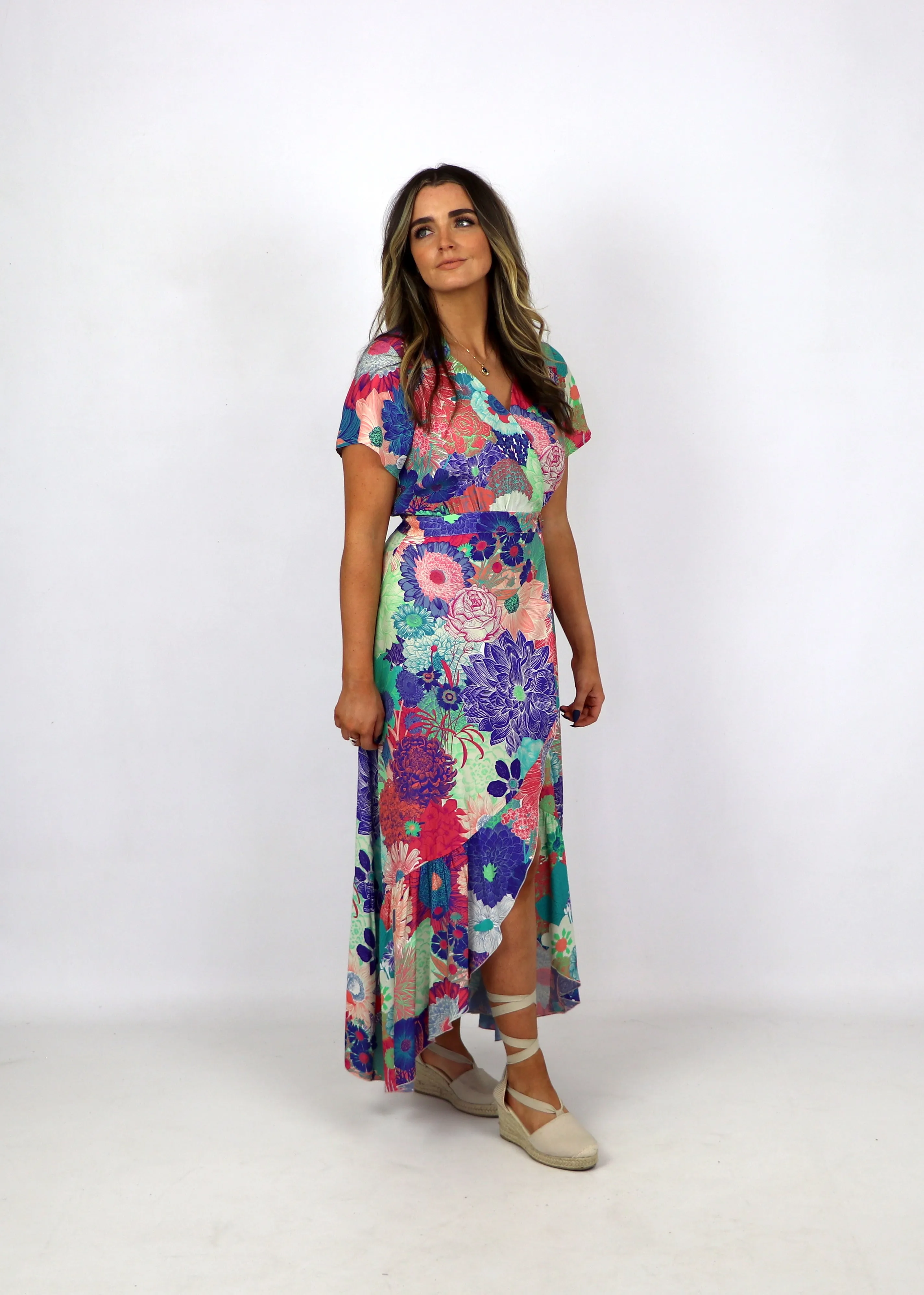 Vilagallo Myrna Wrap Dress