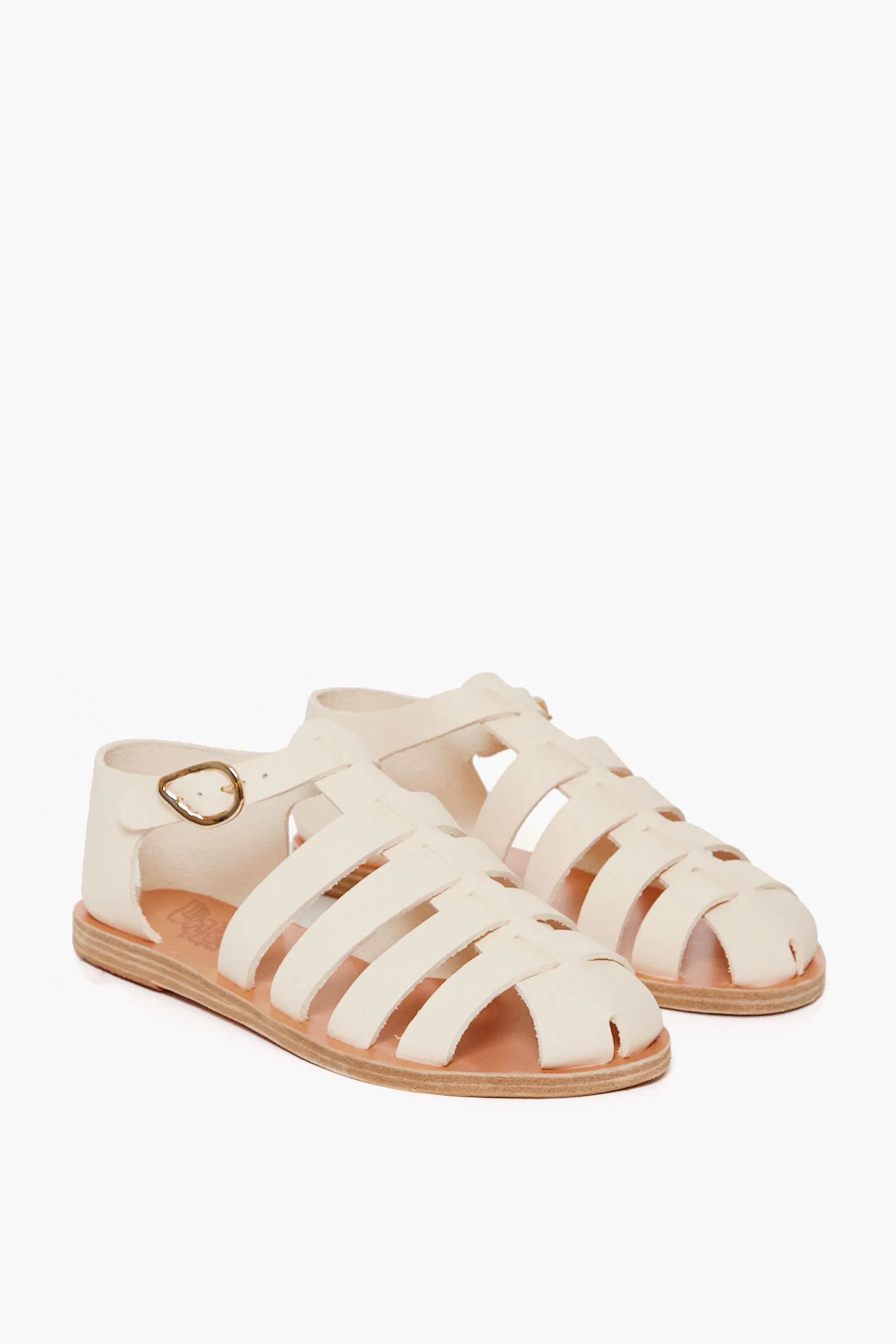 White Homeria Sandals