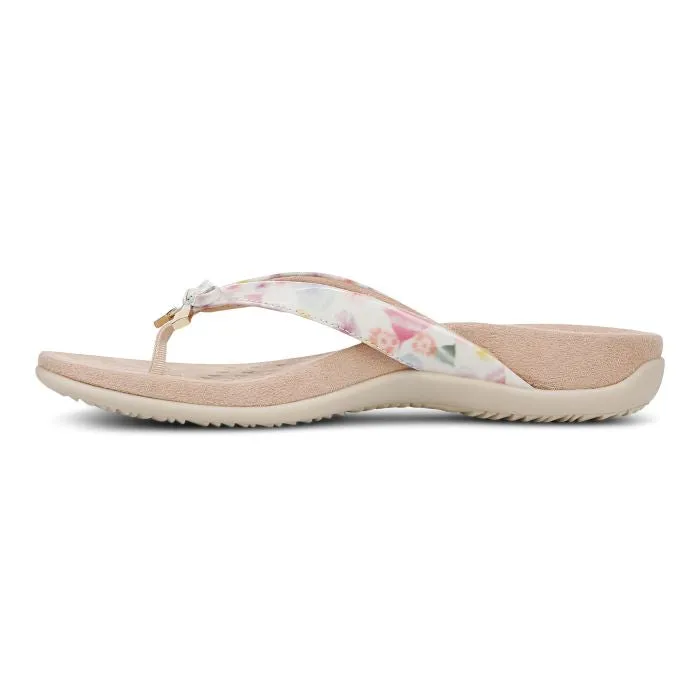 Womens Vionic Bella Toe Post Sandal in Cream