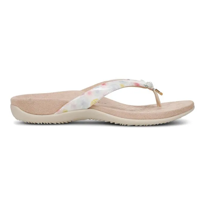 Womens Vionic Bella Toe Post Sandal in Cream